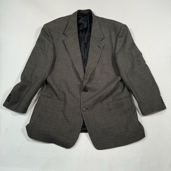 Daniel Hechter Suit Jacket Mens 44S Gray Tweed Wool Blazer Sport Coat - Picture 1 of 11